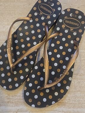 Havaianas Copper Flip Flops